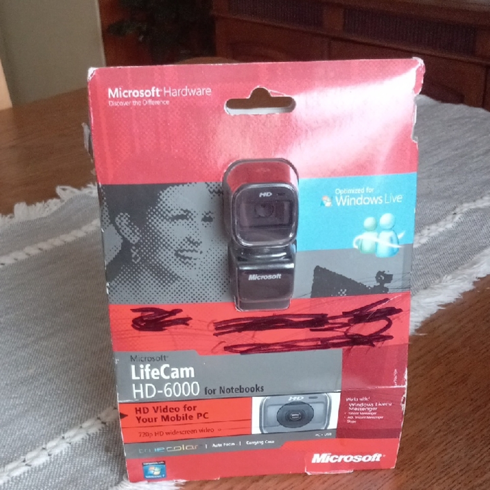Microsoft Life-cam HD-6000 for Notebooks